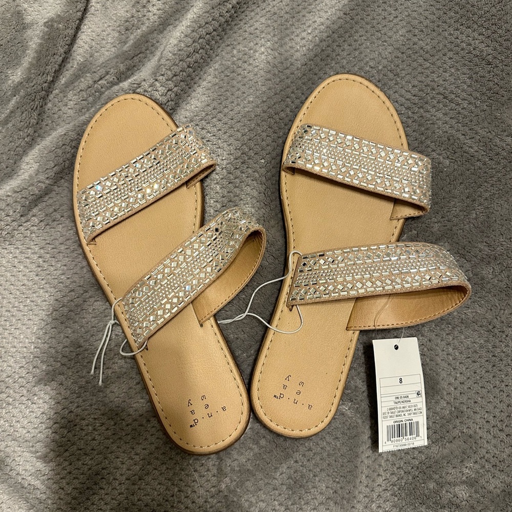 NWT A New Day Women’s Rhinestone Sandals